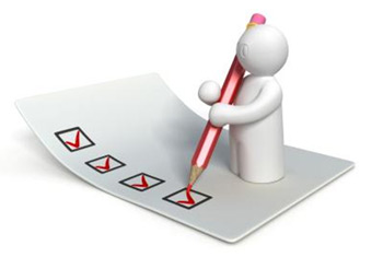 Image of an approval checklist